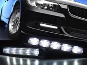 High Power 5 LED DRL Daytime Running Light Kit For PLYMOUTH Cranbrook