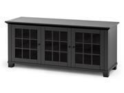 SDAV1 6626 Triple AV Basics Cabinet Matte Black