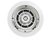 SpeakerCraft AIM5 Three Fully Pivoting High Fidelity In Ceiling Loudspeaker Each White
