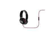 JBL Synchros S300a On Ear Headphones with Universal In line Mic Controls Black Red