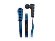 QFX H 150BT Bluetooth Stereo Sports Earbuds with Microphone and In Line Controls Black Blue