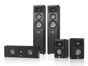 JBL Studio 270 5.0 Home Theater Speaker System Package Black