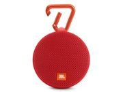 JBL Clip 2 Waterproof Portable Bluetooth Speaker Red
