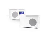 Tivoli Audio Albergo Bluetooth Clock Radio Package with Albergo Stereo Speaker White