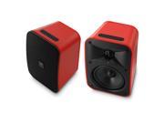 JBL Control X Wireless 5.25 Portable Stereo Bluetooth Speakers Pair Red