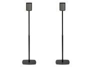 Flexson Adjustable Floorstands for Sonos PLAY 1 Pair Black