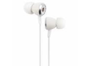 Audiofly AF33C In Ear Headphones with Microphone and Remote Snare White
