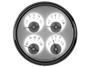 Auto Meter 2020 Prestige Series; Pearl; 5 in. Quad Gauge Set Auto Meter 2020 Prestige Series; Pearl; 5 in. Quad Gauge Set