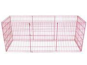 42 Pink Tall Dog Playpen Crate Fence Pet Kennel Play Pen Exercise Cage 8 Panel