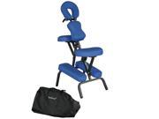 New 4 Portable Massage Chair Tattoo Spa Free Carry Case Facial Beauty C88 Blue