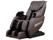 Brown Full Body Zero Gravity Shiatsu Massage Chair Recliner 3D Massager Heat
