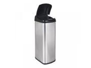New 13 Gallon Touch Free Sensor Automatic Stainless Steel Trash Can Kitchen 13G