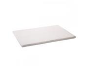 Twin Elastic Memory Foam Mattress Pad Bed Topper with Soft Cover 2