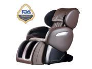 New Brown Electric Full Body Shiatsu Massage Chair Foot Roller Zero Gravity w Heat 55