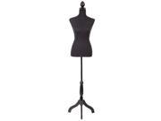 Manikin 60?-67?Height Adjustable Female Dress Model Display Torso Body Tripod...