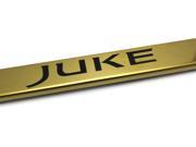 Nissan Juke Logo Gold License Plate Frame Tag Stainless Steel LF.JUKE.E6.NEG