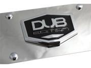 3D DUB Front License Plate Frame Edition Metal Mirror Chrome Frame DUB 041