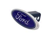 Authentic Ford Logo Hitch Cover 2 1.25 Receivers Metal Triple Chrome Plated