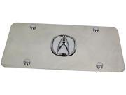 Chrome Acura Logo Front License Plate Frame Stainless Steel 3D Metal jdm ACU.P.CC