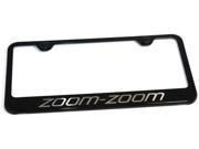 Mazda 3 5 6 Zoom Zoom Plate Frame Stainless Steel Laser Etched Metal RX 8 RX 7 LF.ZOO.EB