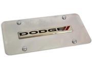 NEW!! 2013 Dodge Logo Front License Plate Frame Stainless Steel Mirror MOPAR DODS.N.CC