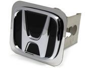 Black Honda Logo Hitch Cover 2 Hitch Receivers Cover Plug Stainless Steel