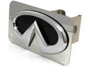 Infiniti Logo Metal Hitch Cover Plug 2 Hitch Receivers Stainless Steel JX FX QX