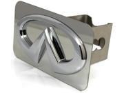 Chrome Infiniti Logo Hitch Cover Plug 2 Hitch Receiver Stainless Steel EX FX QX