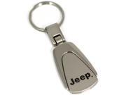 Name Jeep Logo Keychain Mirror Chrome Metal AUTHENTIC Keyring lanyard Key Ring KC3.JEE