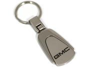 GMC Logo Etched Teardrop Keychain Chrome Key Fob Metal Keyring emblem KC3.GMC