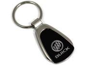 Buick Logo Keychain Black Teardrop Chrome Key Fob Metal Keyring Lanyard KCK.BUI