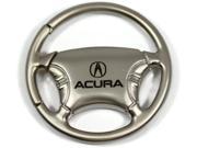 Acura Logo Steering Wheel Keychain Chrome Key Fob Metal Key Ring Lanyard jdm KCW.ACU