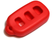 Red Silicone Key Fob Cover Case Smart Remote Pouches Protection Key Chain Fits Toyota Matrix 03 08