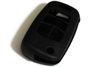 Black Silicone Key Fob Cover Case Smart Remote Pouches Protection Key Chain Fits Buick Verano 12
