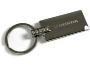 Honda Silver Crystal Rhinestone Key Fob Authentic Logo Key Chain Key Ring Keychain Lanyard KC9121.HON