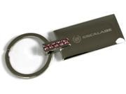Cadillac Escalade Pink Crystal Rhinestone Key Fob Authentic Logo Key Chain Key Ring Keychain Lanyard KC9121P.ESA