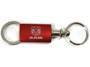 Dodge Ram Red Valet Key Fob Authentic Logo Key Chain Key Ring Keytag Lanyard KC3718.RAM.RED