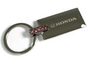 Honda Pink Crystal Rhinestone Key Fob Authentic Logo Key Chain Key Ring Keychain Lanyard KC9121P.HON
