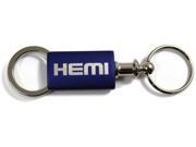 Chrysler Dodge Ram Hemi Navy Valet Key Fob Authentic Logo Key Chain Key Ring Keytag Lanyard KC3718.HEM.NVY