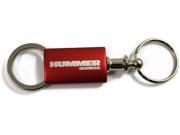 Hummer Red Valet Key Fob Authentic Logo Key Chain Key Ring Keytag Lanyard KC3718.HUM.RED