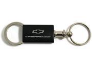 Chevy Chevrolet Camaro SS Black Valet Key Fob Authentic Logo Key Chain Key Ring Keytag Lanyard KC3718.CMRSS.BLK