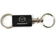 Mazda Mazda6 Black Valet Key Fob Authentic Logo Key Chain Key Ring Keytag Lanyard KC3718.MZ6.BLK