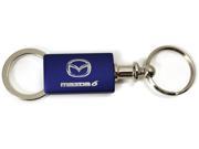 Mazda Mazda6 Navy Valet Key Fob Authentic Logo Key Chain Key Ring Keytag Lanyard KC3718.MZ6.NVY