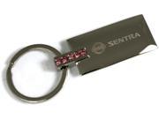 Nissan Sentra Pink Crystal Rhinestone Key Fob Authentic Logo Key Chain Key Ring Keychain Lanyard KC9121P.SEN