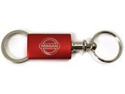 Nissan Red Valet Key Fob Authentic Logo Key Chain Key Ring Keytag Lanyard KC3718.NIS.RED