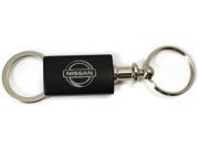 Nissan Black Valet Key Fob Authentic Logo Key Chain Key Ring Keytag Lanyard KC3718.NIS.BLK