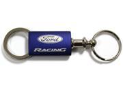 Ford Racing Navy Valet Key Fob Authentic Logo Key Chain Key Ring Keytag Lanyard KC3718.FORR.NVY