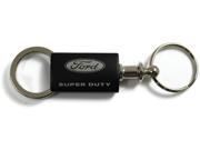 Ford Super Duty Black Valet Key Fob Authentic Logo Key Chain Key Ring Keytag Lanyard KC3718.DTY.BLK