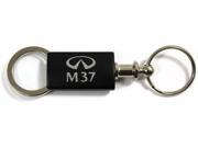 Infiniti M37 Black Valet Key Fob Authentic Logo Key Chain Key Ring Keytag Lanyard KC3718.M37.BLK