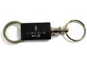 Lincoln MKS Black Valet Key Fob Authentic Logo Key Chain Key Ring Keytag Lanyard KC3718.MKS.BLK